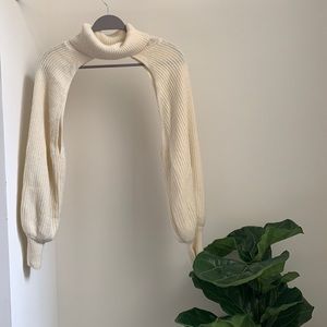 Turtleneck Super Crop Sweater